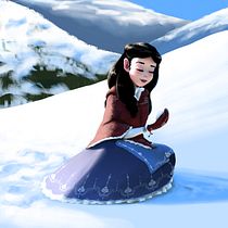 Snow White final for Lighting Principles course. Children's Illustration project by rogueandbuck - 01.16.2021