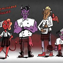 Mi Proyecto del curso: Fábrica de personajes ilustrados. Drawing, Character Design, Traditional illustration, and Digital Illustration project by Alejandro Mendez - 01.17.2021