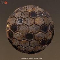 Mi Proyecto del curso: Introducción a la creación de texturas con Substance Designer. Un projet de 3D , et Modélisation 3D de Pedro Garcia - 17.01.2021
