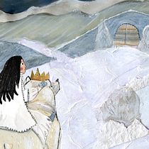 My project in Introduction to Children’s Illustration course is :East of the Sun, West of the Moon. Traditional illustration project by Anya Kopotilova - 01.30.2021