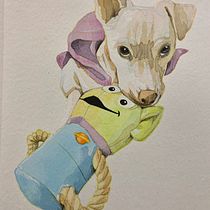 Roni: Proyecto Final.. Fine Arts, Drawing, Artistic Drawing, and Watercolor Painting project by Dan Domer - 02.17.2021