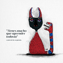 La víbora y el diablo. Concept Art, Creativit, Digital Drawing, and Digital Illustration project by Lucas Wilkosz - 01.17.2021