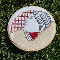 Mercedes Sosa. Embroider project by Flavia Donna - 01.17.2021