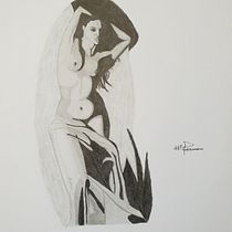 Mi Proyecto del curso: Dibujo realista de la figura humana. Pencil Drawing project by María del Carmen Torres Rico - 01.18.2021