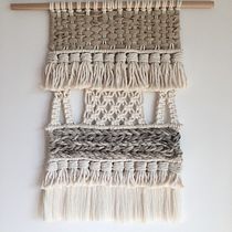 My project in Introduction to Macramé: Creation of a Decorative Tapestry course. Un projet de Artisanat, Art textile , et Macramé de Dominika - 18.01.2021