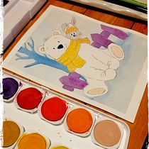 Mi Proyecto del curso: Un girasol diferente.... Watercolor Painting project by Carmen Flores - 03.24.2021