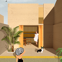 Mi Proyecto del curso: Representación gráfica de proyectos arquitectónicos. Un projet de Collage , et ArchVIZ de Himawary Velásquez Nemotto - 18.01.2021