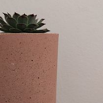 Maceta de concreto decorativa . Een project van Craft,  Creativiteit y  Interieurdecoratie van palomaquiroz14 - 19.01.2021