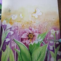 Mi Proyecto del curso: Técnicas de acuarela en negativo para ilustración botánica Ein Projekt aus dem Bereich Botanische Illustration von Doralín Monroy Lucas - 19.01.2021
