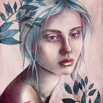 Mi Proyecto del curso: Retrato ilustrado con Procreate. Ilustração tradicional e Ilustração digital projeto de Cristina Orruño - 19.01.2021