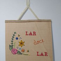 Meu projeto do curso: Bordado em madeira. Embroider project by Sofia Frade - 01.19.2021