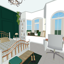 Mi Proyecto del curso: Iniciación al diseño de interiores. Digital Architecture, and Decoration project by María José Cuéllar - 01.26.2021