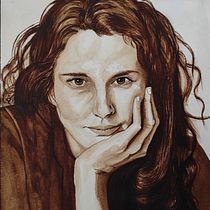 My project in Artistic Portrait with Watercolors course. Watercolor Painting project by Aurélie Stoelzaed - 02.26.2021