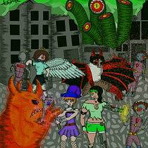 Mi Proyecto del curso: Ilustración digital de fantasía y ciencia ficción. Digital Drawing project by Andy Peter Ortiz Briceño - 01.19.2021