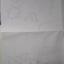 Mi Proyecto del curso: Técnicas de ilustración con acuarela y gouache. Drawing, Pencil Drawing, Traditional illustration, Painting, Watercolor Painting, and Gouache Painting project by Elo García - 01.19.2021