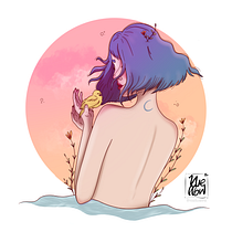 Meu projeto do curso: Retrato de personagens femininas com Procreate. Projekt z dziedziny Trad, c, jna ilustracja, Ilustracja c i frowa użytkownika nina ribeiro - 19.01.2021