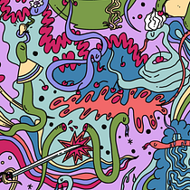 Doodle-Style Snake Illustration. Digital Illustration, Traditional illustration, and Vector Illustration project by Adam - 01.19.2021