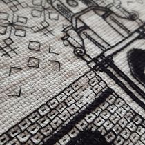 Mi Proyecto del curso: Introducción al bordado en blackwork. Un proyecto de Bordado de Mel Medina - 19.01.2021