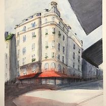 My project in Architectural Sketching with Watercolor and Ink course. Ilustração arquitetônica, e Pintura em aquarela projeto de Federico Grilli - 20.01.2021