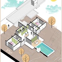Mi Proyecto del curso: Ilustración digital de proyectos arquitectónicos. Architecture, Digital Architecture, Interior Architecture, Architectural Photograph, Architectural Illustration, and ArchVIZ project by Alvaro Valentino González Centeno - 01.20.2021