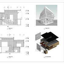 Mi Proyecto del curso: Diseño y modelado arquitectónico 3D con Revit. Un projet de 3D, Architecture, Architecture d'intérieur, Modélisation 3D, Architecture numérique , et ArchVIZ de Evelyn Paola Cifuentes - 20.01.2021