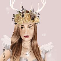 My project in Digital Fantasy Portraits with Photoshop course. Digital Design, Digital Drawing, Digital Illustration, Digital Painting, and Portrait Drawing project by Kármen Takács-Kocziszki - 01.20.2021
