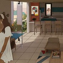 Mi Proyecto del curso: Ilustración digital de proyectos arquitectónicos. Architecture, Interior Architecture, Design, and 3D project by Andreina Crguez - 02.11.2021