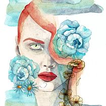 My project in Illustrated Portrait in Watercolor course. Un projet de Aquarelle de Marta Fevereiro - 20.01.2021