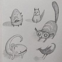Some project in Artistic Illustration Techniques with Graphite Pencils course. Pencil Drawing project by cathalijn - 01.20.2021