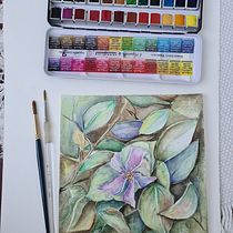 Mi Proyecto del curso: Técnicas de acuarela en negativo para ilustración botánica Ein Projekt aus dem Bereich Bildende Künste und Aquarellmalerei von Liliana Donato - 20.01.2021