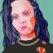 Mi Proyecto del curso: Retrato ilustrado con Procreate. Ilustração digital projeto de Sacha Bernardo - 20.01.2021