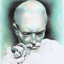 My project in Chiaroscuro Creative Portrait with Pencils course. Ilustração tradicional, Desenho a lápis, Desenho de retrato, Desenho artístico, e Desenho com lápis de cor projeto de Rosane Badan - 16.01.2021