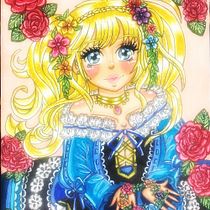 My project in Colored Marker Techniques for Manga course. Traditional illustration project by ashley_valdez7aus - 01.20.2021