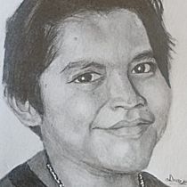 Mi Proyecto del curso: Retrato realista con lápiz de grafito. Pencil Drawing project by xopiincancun - 01.21.2021