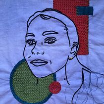 Mi Proyecto del curso: Retrato lineal bordado. Un projet de Broderie , et Dessin de martara - 21.01.2021