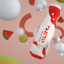 My project in Design of 3D Sets for Products course. Un proyecto de 3D, Modelado 3D y Publicidad de Yura - 21.01.2021