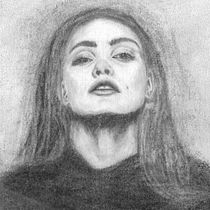 My project in Artistic Charcoal Portraiture: Creating Atmosphere course. Desenho, e Desenho de retrato projeto de Eirini Saratsi - 15.02.2021