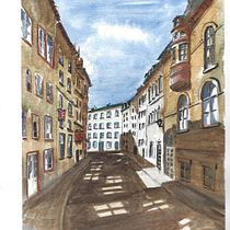 My project in Architectural Illustration with Watercolor course. Un projet de Aquarelle de Robert Chassé - 23.04.2021