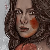 Mi Proyecto del curso: Retrato ilustrado con Procreate. Desenho de retrato, Ilustração tradicional e Ilustração digital projeto de Jennifer Muñoz - 21.01.2021