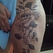 Proyecto final: Tatuaje botánico con puntillismo. Ilustração botânica projeto de Edgar B. Romano. - 22.01.2021