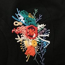 Mi Proyecto del curso: Técnicas avanzadas de bordado: puntadas y composiciones con volumen. Bordado projeto de Marta Li - 23.01.2021