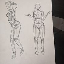 Mi Proyecto del curso: Dibujo anatómico para principiantes. Sketching, Drawing, and Figure Drawing project by fabianaromani1234 - 01.30.2021