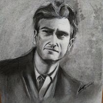 Mi Proyecto del curso: Retrato realista al carboncillo. Fine Arts, Portrait Drawing, and Traditional illustration project by isaiascc9461 - 01.22.2021