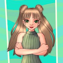 My project in Female Character Portraits in Procreate course. Projekt z dziedziny Trad, c i jna ilustracja użytkownika Sofia Denise - 22.01.2021
