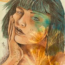 Mi Proyecto del curso: Retrato ilustrado con Procreate. Arte urbana projeto de Monica Ferrari - 22.01.2021