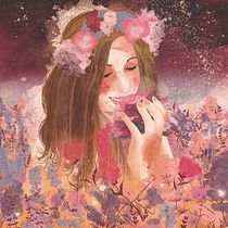 Ninfa nel giardino di fiori. Un progetto di Pittura digitale di daniela999 - 22.01.2021