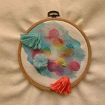 Meu projeto do curso: Técnicas básicas de bordado e aquarela. Embroider project by beatrizbrenner - 01.22.2021