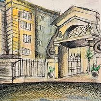 My project in Architectural Sketching with Watercolor and Ink course. Ilustração tradicional projeto de Laura Di Stefano - 22.01.2021