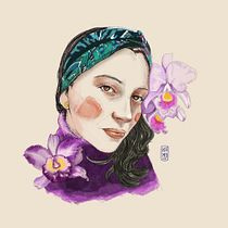 Mi Proyecto del curso: Retrato ilustrado con Procreate. Ilustração tradicional projeto de flightman823 - 20.01.2021
