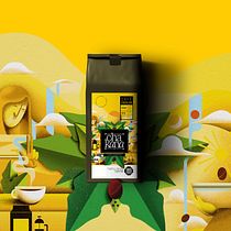 Café Chakana - Mi Proyecto del curso: Ilustración exprés con Illustrator y Photoshop. Direção de arte e Ilustração tradicional projeto de Sergio Andrés Solarte Cabrera - 10.12.2020